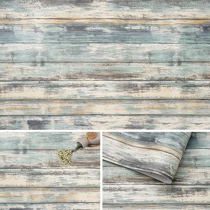 Arthome 17"×393" Rustic Wood Contact Paper Peel and Stick Self-Adhesive by ArthomeWALLDECOR