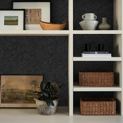 Dark Grey Peel and Stick Self Adhesive Wallpaper - Image 6