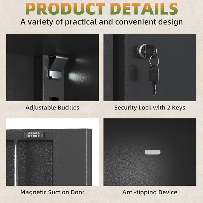 Metal Garage Storage Cabinet - Image 6
