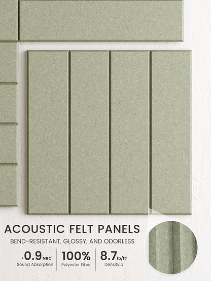 Bumusty Large Cork Board Alternative-48 x 36" Felt Bulletin Board Tiles - Image 3