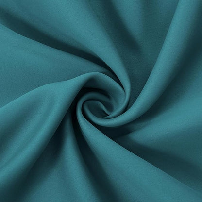 LEMOMO Blackout Curtains 66 x 95 inch/Sea Teal Curtains Set of 2 Panels/Thermal - Image 5