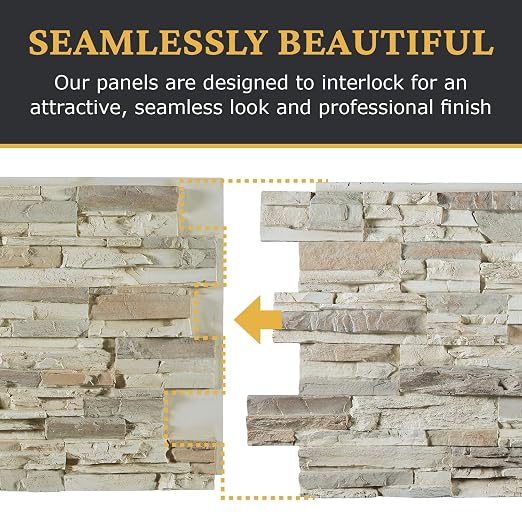 AZ Faux High-Density Polyurethane Faux Stone Wall Covering Panels - Image 6