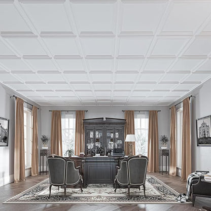 Art3d 24-Pack Drop Relief Ceiling Tiles - Image 3