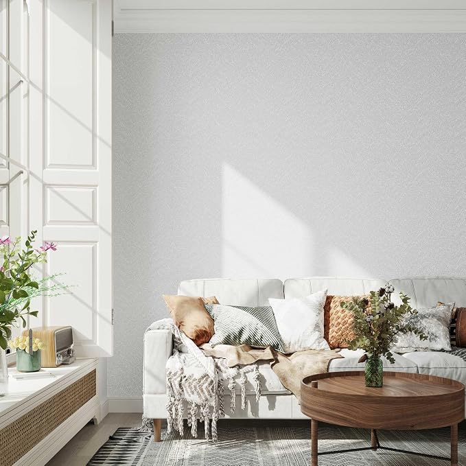 Abyssaly White Wallpaper Peel and Stick White Contact Paper - Image 8
