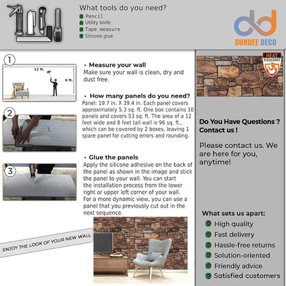 Dundee Deco 3D Wall Panels - Image 9