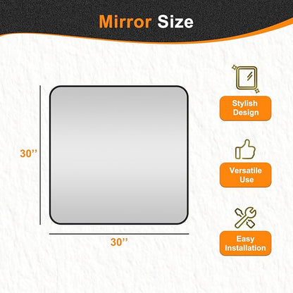Delma Bathroom Vanity Mirror, High-Definition Bathroom Mirror, Versatile - Image 7