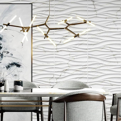 STICKGOO Wave Wall Panels for Interior Wall Decor, Decorative PVC Panels for - Image 4