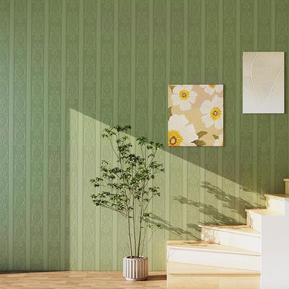 JiffDiff Wallpaper Peel and Stick Textured, 3D Embossed Wall Paper Stick on - Image 5