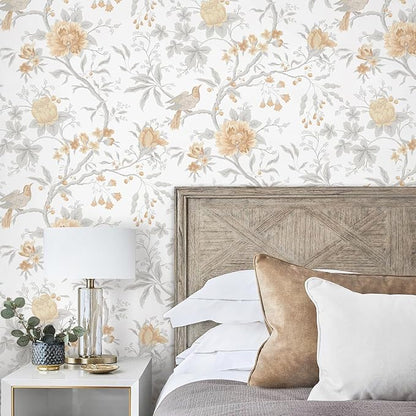 CiCiwind 17.3" × 197" Floral Peel and Stick Wallpaper - Image 4