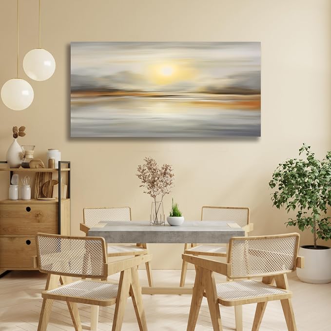VHMING Abstract Wall Art Seascape Canvas Printing Abstract Art Wall Decor - Image 2