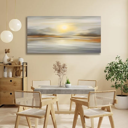 VHMING Abstract Wall Art Seascape Canvas Printing Abstract Art Wall Decor - Image 2