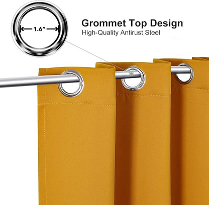 ChrisDowa Grommet Blackout Curtains - Image 2