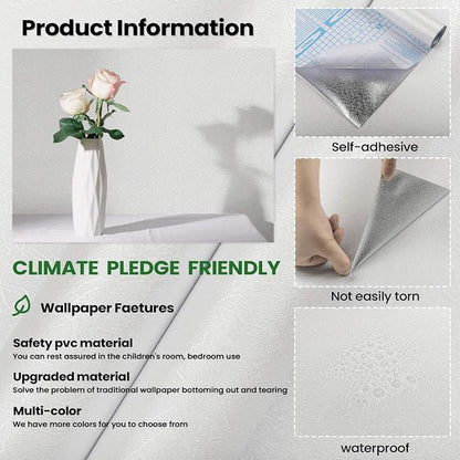 Abyssaly White Wallpaper Peel and Stick White Contact Paper - Image 6