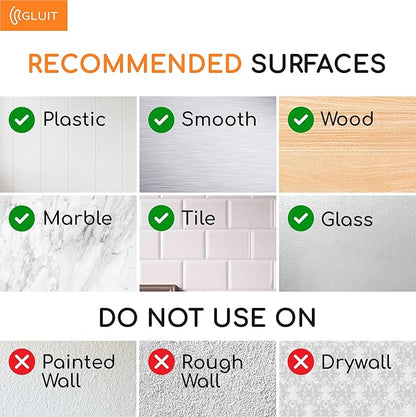 GLUIT Adhesive Large Wall Hooks - Image 3