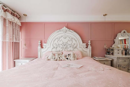 Dimoon 78.7''x17.7'' Pink Peel and Stick Wallpaper Contact Paper Modern Self - Image 3