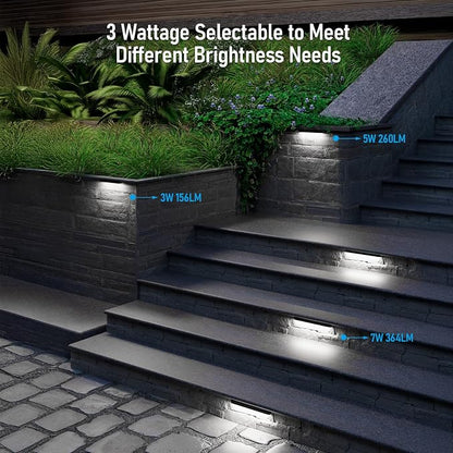 LEONLITE 8-Pack 12 Inch LED Hardscape Lighting, Update Retaining Wall Lights - Image 2