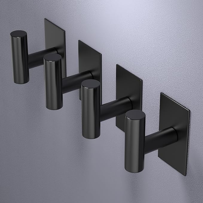 VAEHOLD Wall Towel Hooks, Heavy Duty Sticky Holder Waterproof Towel Hooks - Image 3