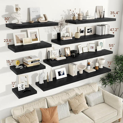 Vivelove 2 inch Thick Floating Shelves - Image 2