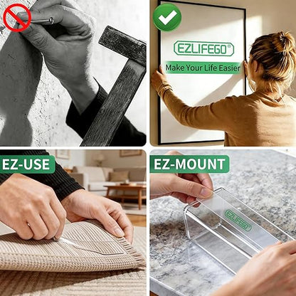 EZlifego Double Sided Tape Heavy Duty, Nano Adhesive Mounting Tape Wall Decor - Image 3