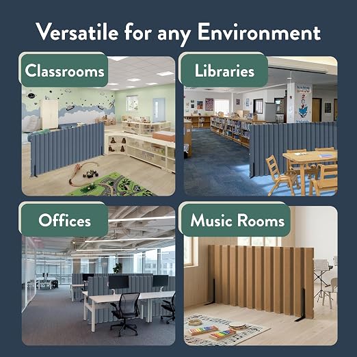 Children’s Factory 30" x 10' Quiet Divider - Image 5