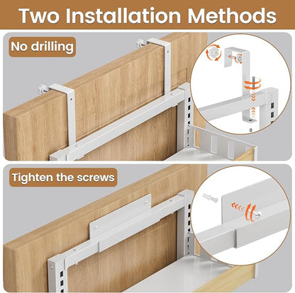 POKIPO 6 Tier Over The Door Pantry Organizer, 2-in-1 Door Hanging or Wall - Image 3