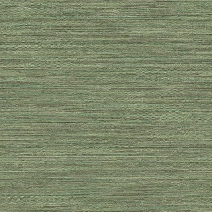 Tempaper Textured Green Horizontal Faux Grasscloth Removable Peel and Stick by TempaperCo