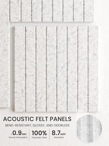 Bumusty Large Cork Board Alternative-36 x 24" Felt Bulletin Board Tiles - Image 3