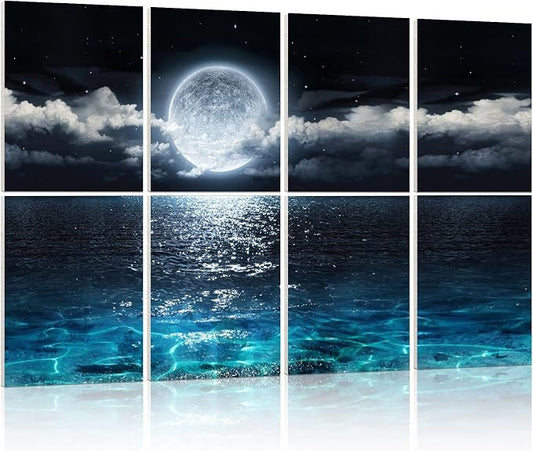 YPY Acoustic Panels, Soundproof Wall Panels: Sound Absorbing Wall Art, 8 Pack by YPY