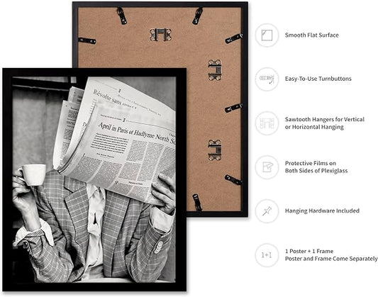 Poster Master Woman Reading Newspaper - Image 2