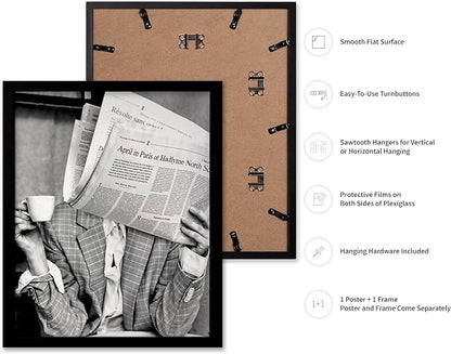 Poster Master Woman Reading Newspaper - Image 2