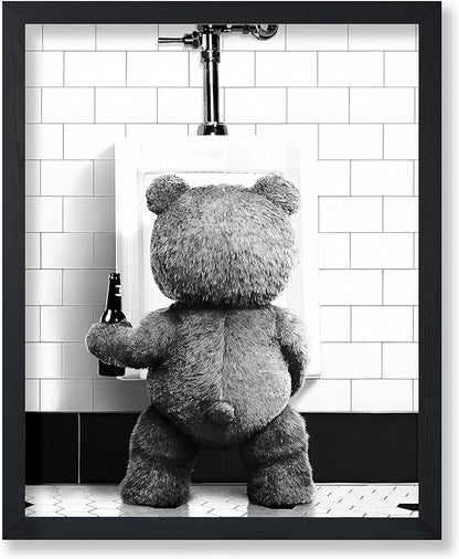Poster Master Funny Teddy Bear Print by PosterMaster