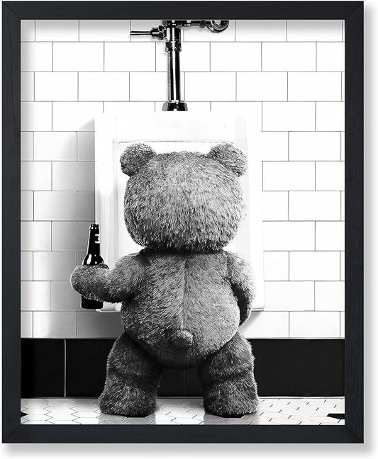 Poster Master Funny Teddy Bear Print by PosterMaster