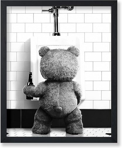 Poster Master Funny Teddy Bear Print by PosterMaster
