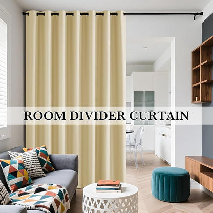 RYB HOME 100% Blackout Room Divider Curtains - Image 9