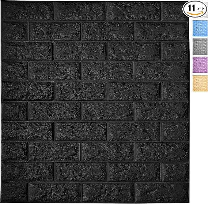 Art3d 11-Pack 64 Sq. Ft Peel and Stick 3D Wall Panels by Art3d