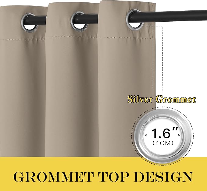 NICETOWN Blackout Curtains 63 inches Long - Image 5