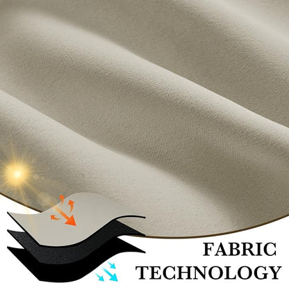 RYB HOME Bedroom Blackout Curtains 63 inches Long, 100% Blackout Thermal - Image 7