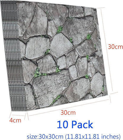 3D Panels Peel and Stick, Simulated Stone Wall, PVC Waterproof Self Adhesive - Image 4