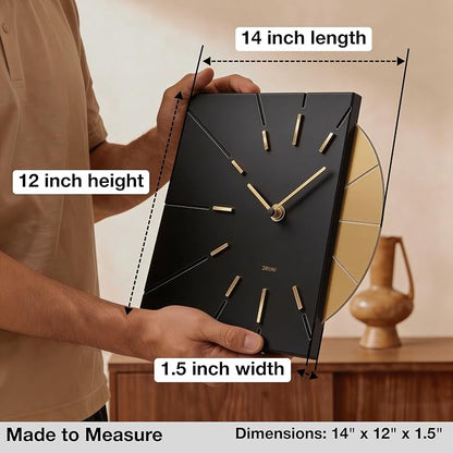 Driini Clocks Mid Century Modern Wall Clock - Image 3