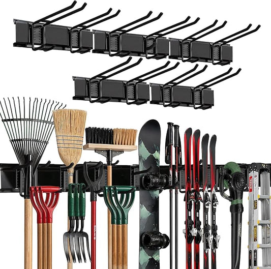 TIDYME Garage Wall Organizer | 80" Heavy-Duty Tool Storage Rack | Adjustable by Tidyme
