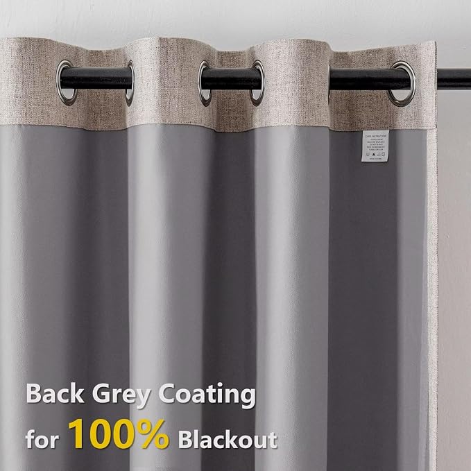 IGEMAEVE 100% Blackout Curtains - Image 3