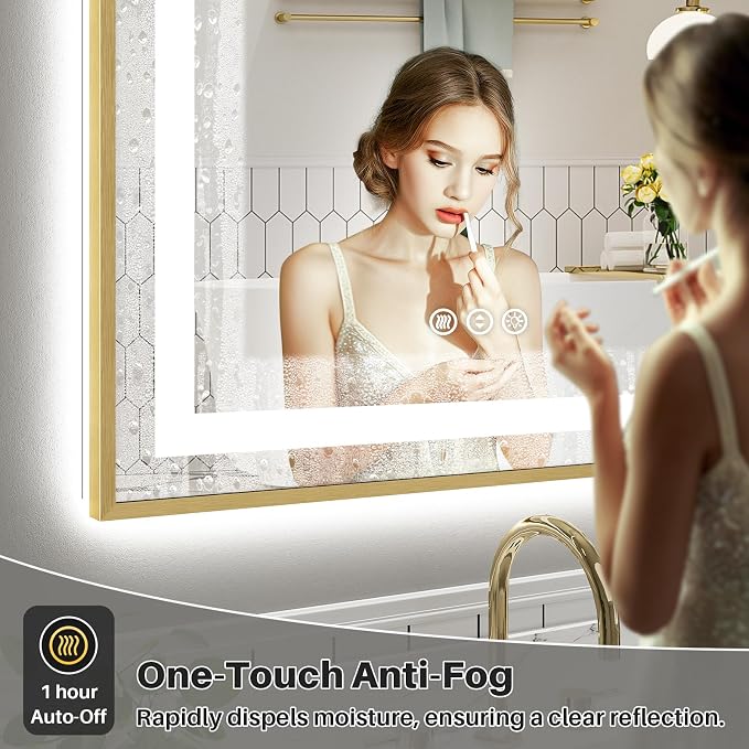 24x36 Inch LED Bathroom Mirror - Image 4
