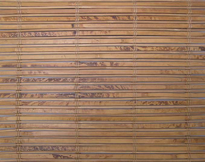 Cordless Woven Wood Roman Shades, 68W x 72H, Winthrop Camel, Sizes 20-72 Wide - Image 7