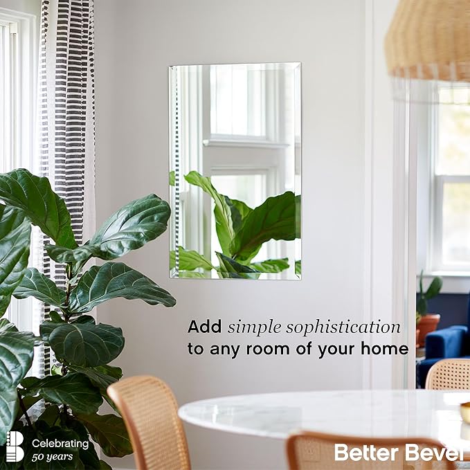 Better Bevel Frameless Rectangle Mirror - Image 2