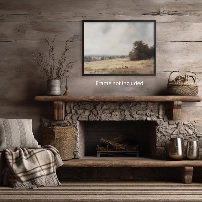 rumlud Jesus Christian Poster Lamb the Lord is My Shepherd Wall Art Religious - Image 6