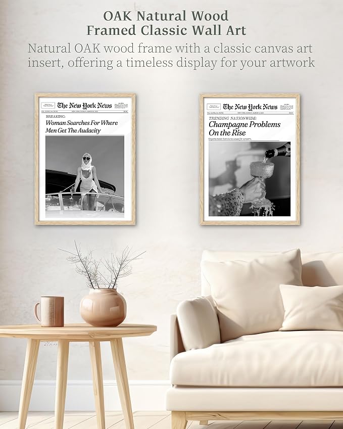 iHery Champagne Problems On the Rise Newspaper Headline Framed Wall Art - Image 5