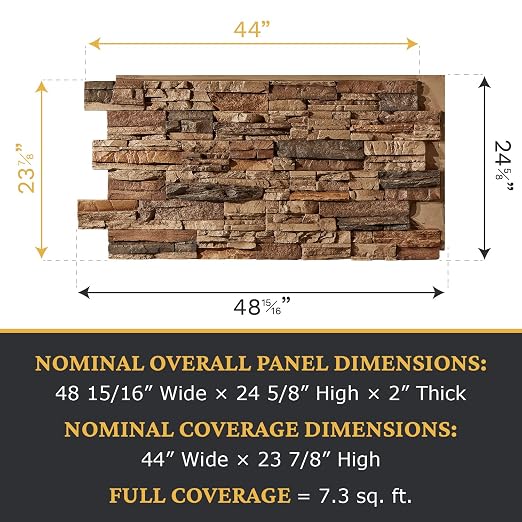AZ Faux High-Density Polyurethane Faux Stone Wall Covering Panels - Image 4