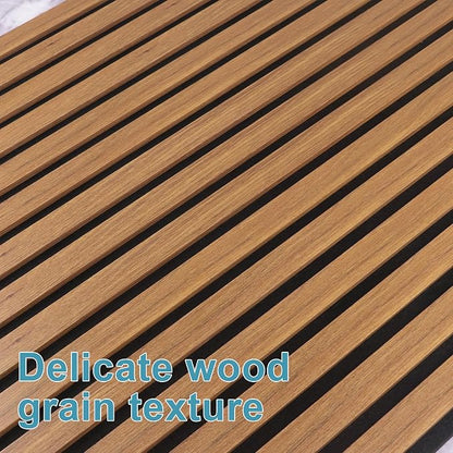 Wood Slat Acoustic Wall Panels-3D Fluted Sound Absorbing Panel - Image 6