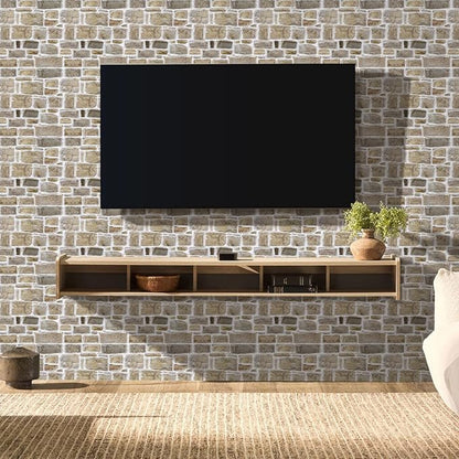 Commomy 10 Pcs 3D Stone Wall Panels Peel and Stick - Image 8