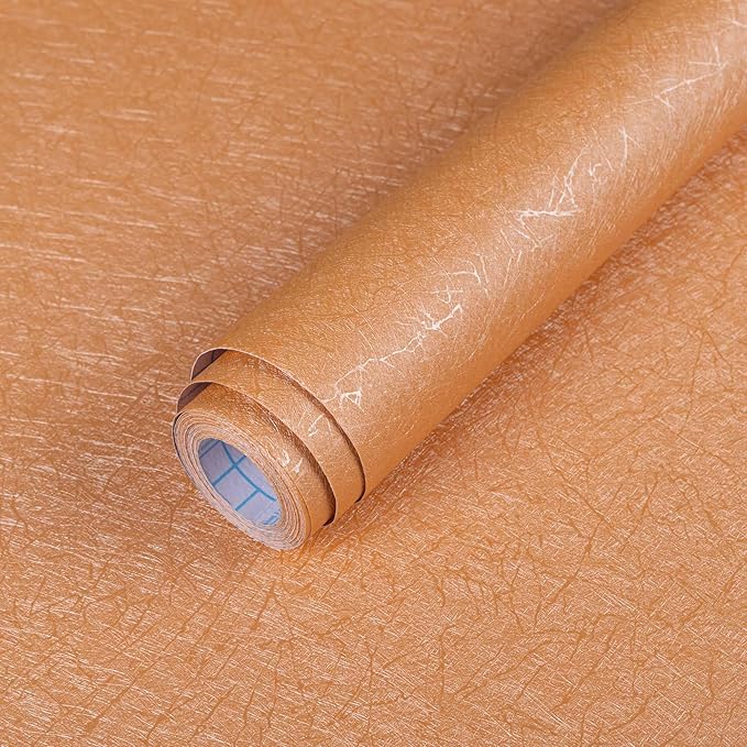 Abyssaly Cream Orange Wallpaper Peel and Stick Wallpaper 15.7in X 118in Silk by Abyssaly